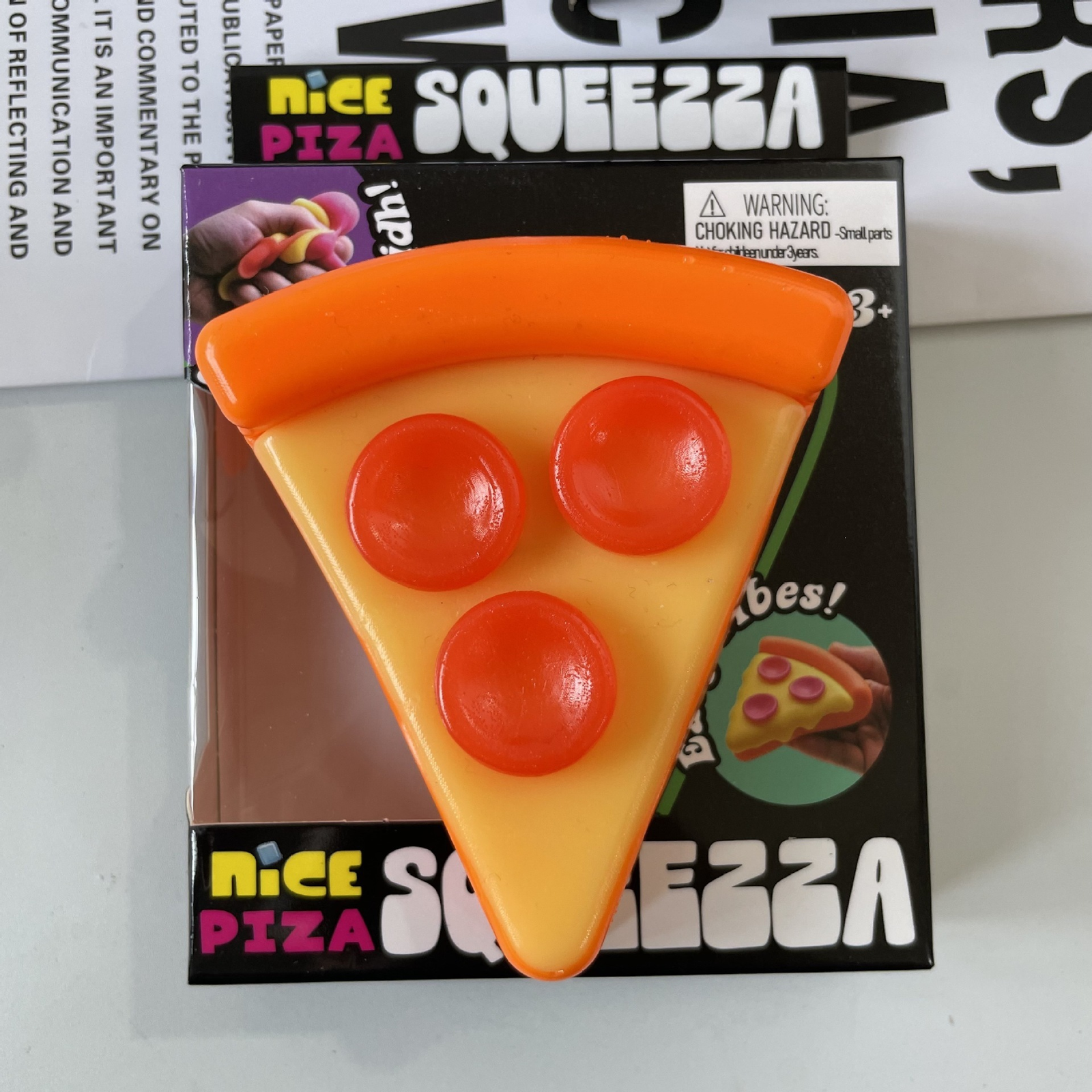 解压披萨捏捏乐仿真食物办公室减压治愈挤压慢回弹玩具 - 图片 2