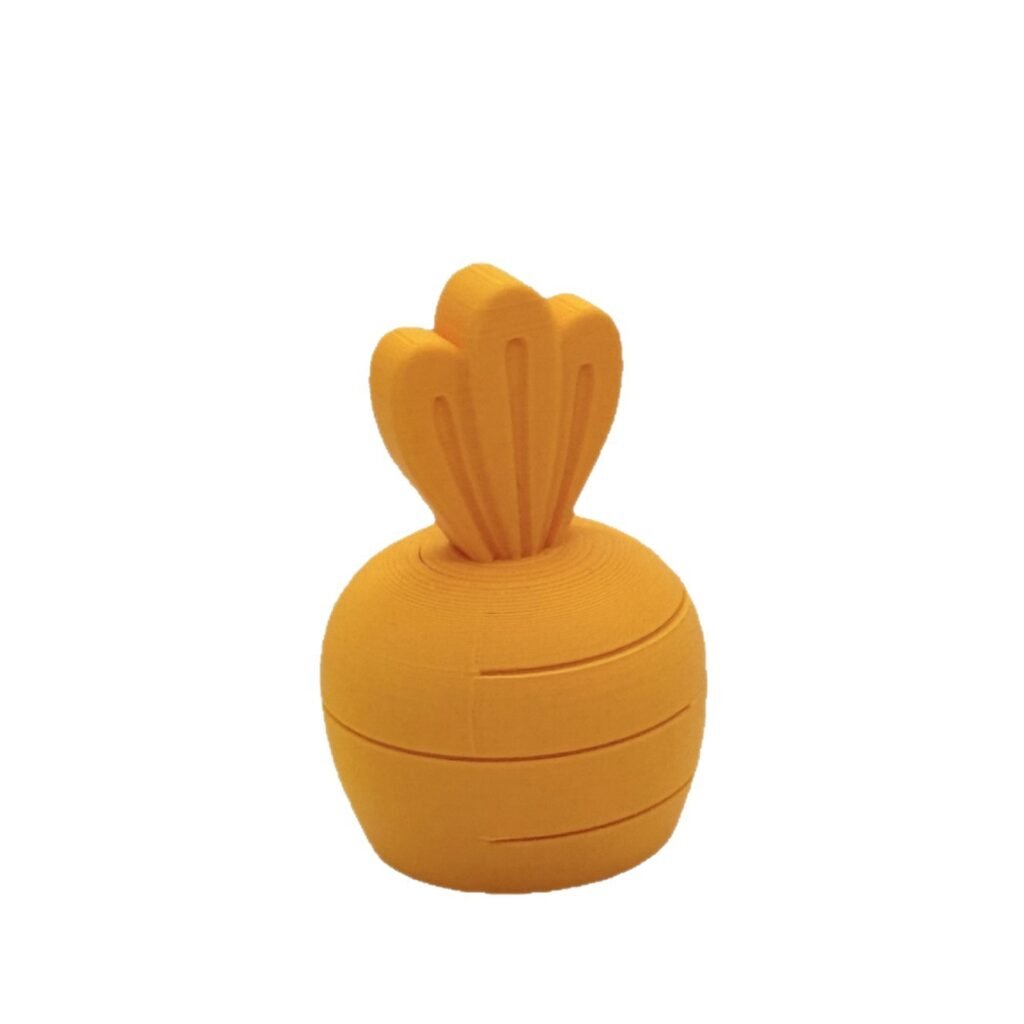 减压摸鱼神器3D打印伸缩胡萝卜解压玩具创意仿真办公室发泄益智