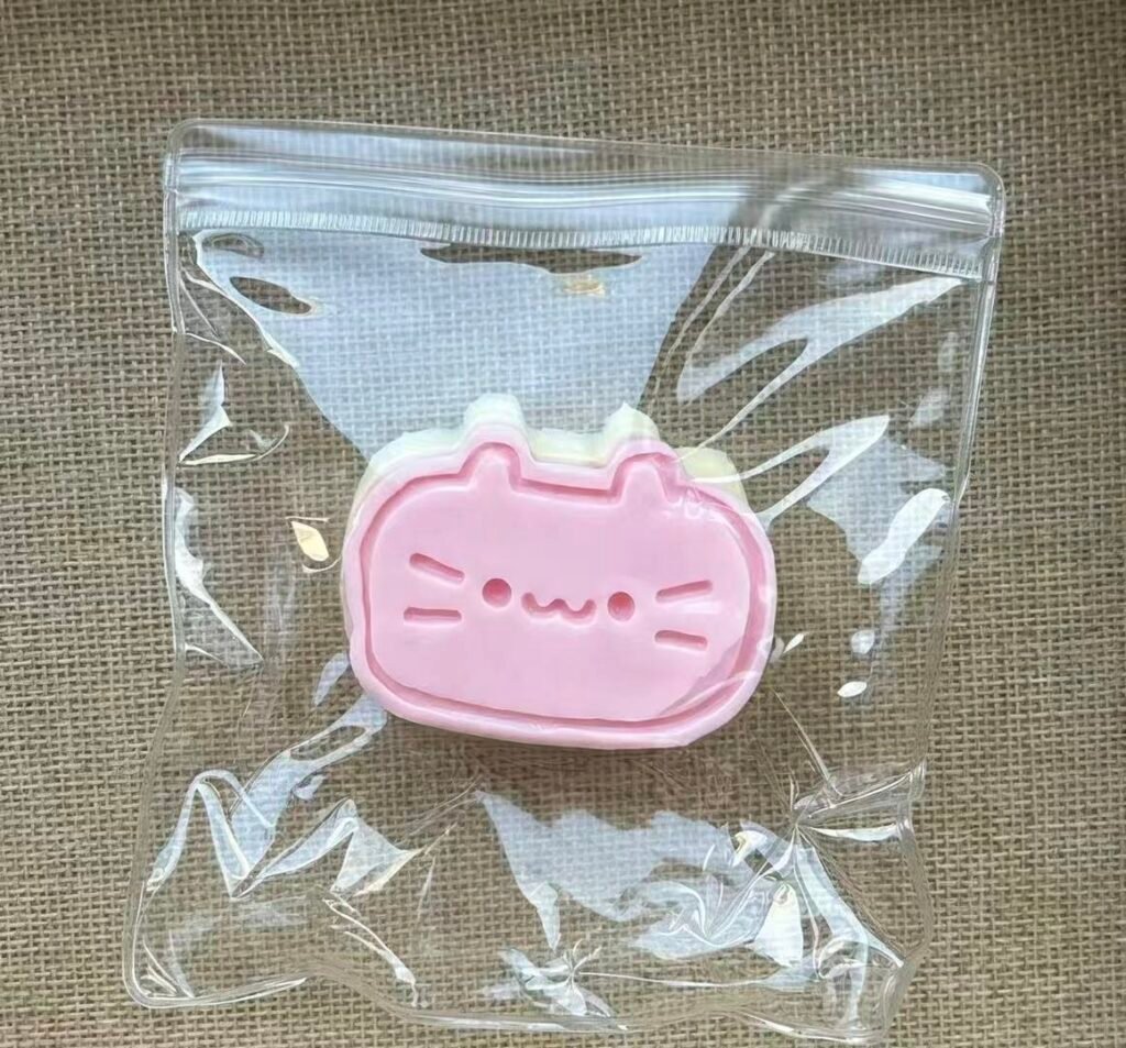 硅胶水感半熟芝士小猫捏捏乐柔软慢回弹解压发泄玩具