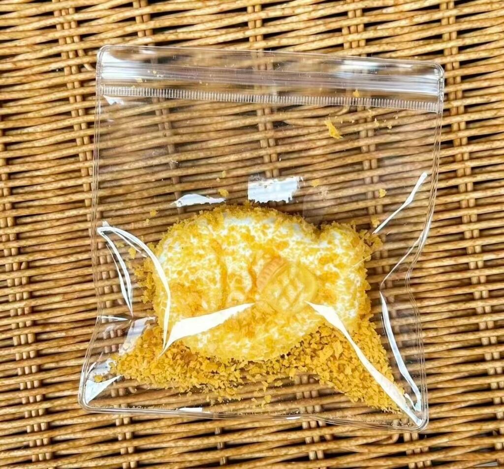 仿真食玩硅胶油炸捏捏乐猫爪华夫饼鲷鱼烧解压玩具脆皮食品级硅胶