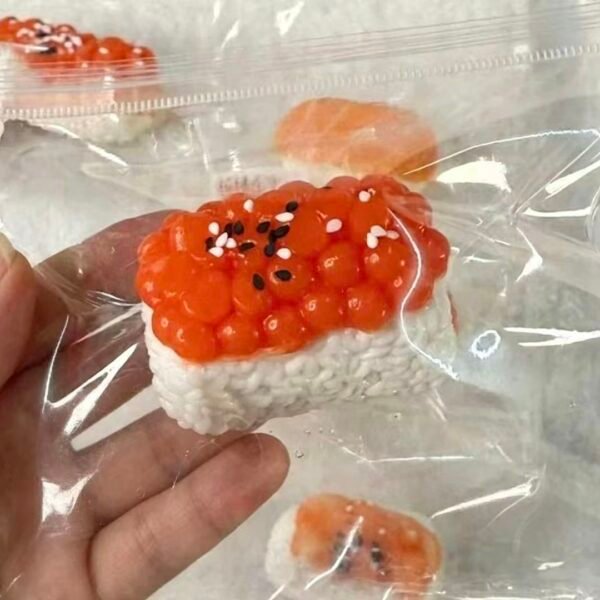 寿司系列食品级硅胶捏捏乐奶油泥慢回弹 - 图片 3