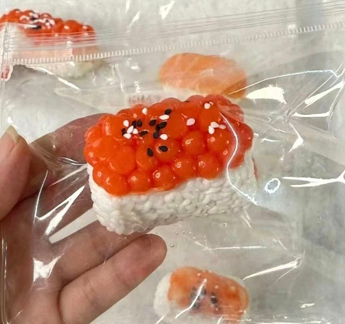 寿司系列食品级硅胶捏捏乐奶油泥慢回弹 - 图片 3