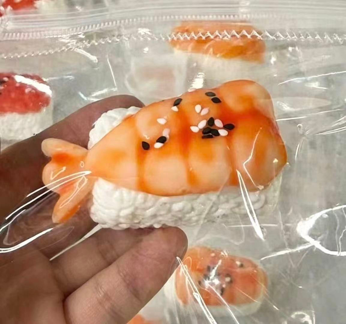 寿司系列食品级硅胶捏捏乐奶油泥慢回弹 - 图片 4