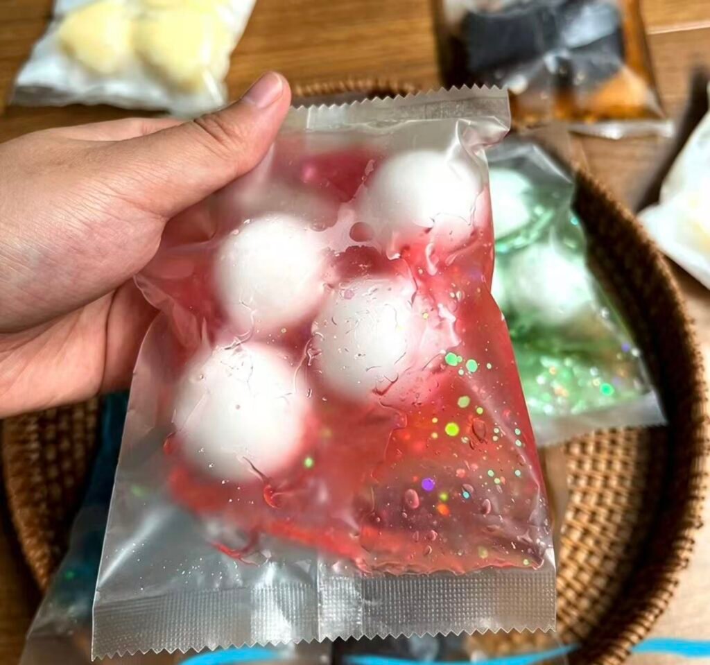 解压脆皮捏捏乐手作球减压神器手作袋脆脆的声控爆浆解压玩具