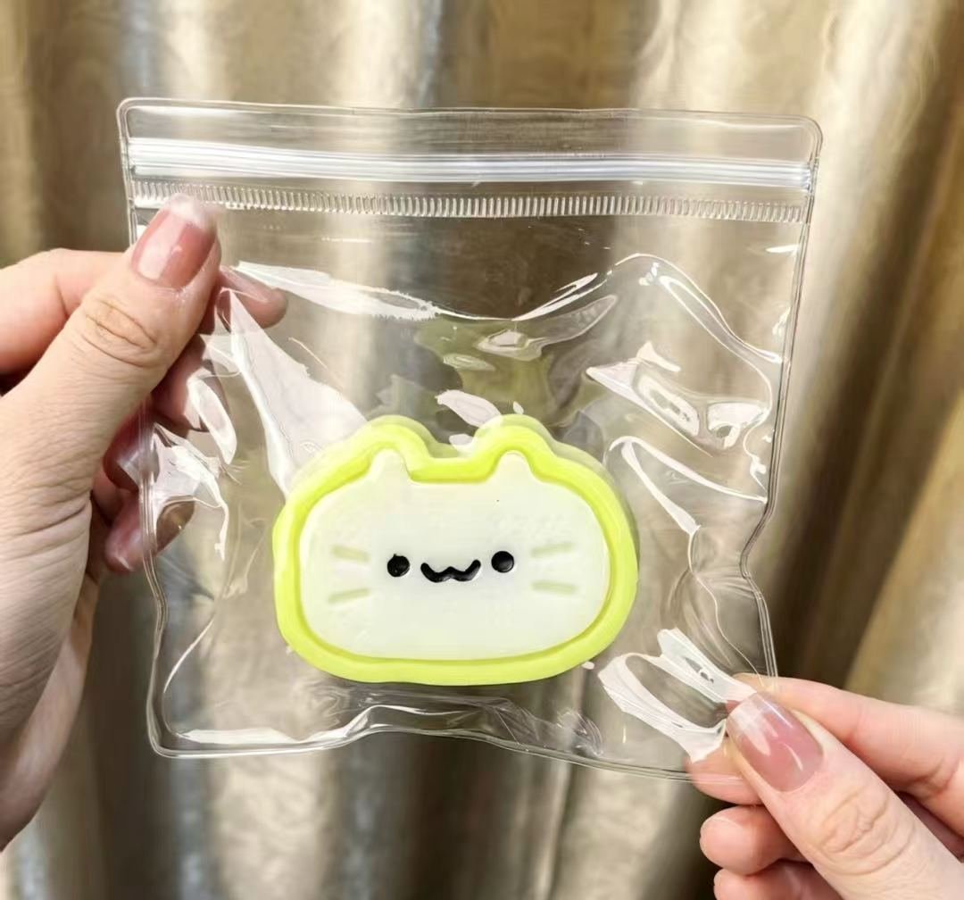 半熟芝士小猫捏捏乐柔软慢回弹解压发泄玩具 - 图片 4