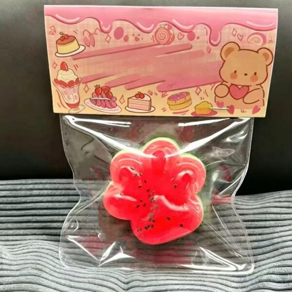 西瓜猫爪捏捏乐玩具TPR高颜值慢回弹手感解压神器 - 图片 1