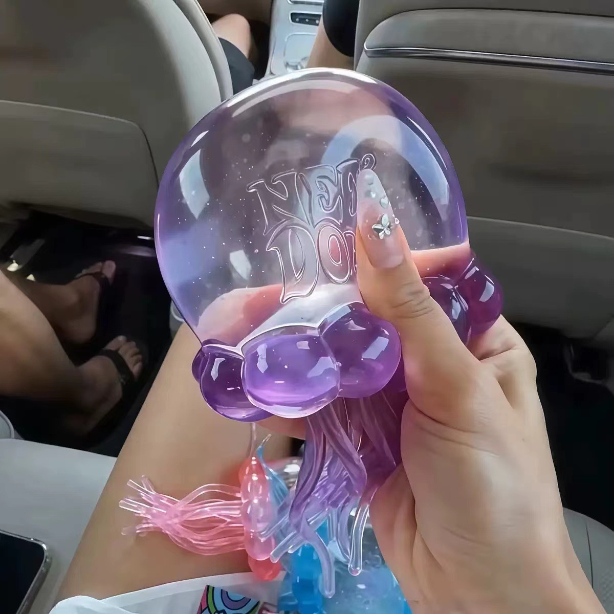 水母解压玩具慢回弹小玩意减压玩具麦芽糖水母捏捏乐 - 图片 4