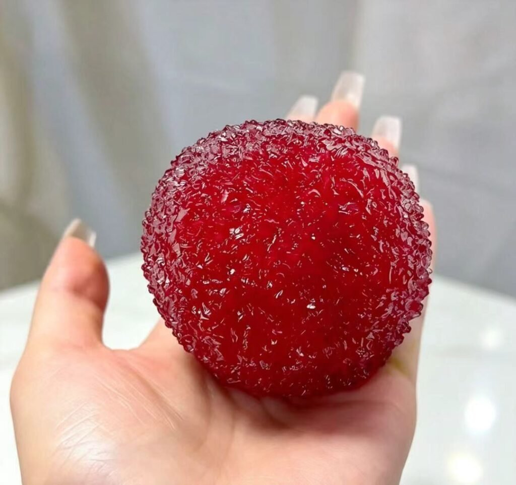 仿真杨梅捏捏乐麦芽糖解压纹理捏捏慢回弹解压玩具