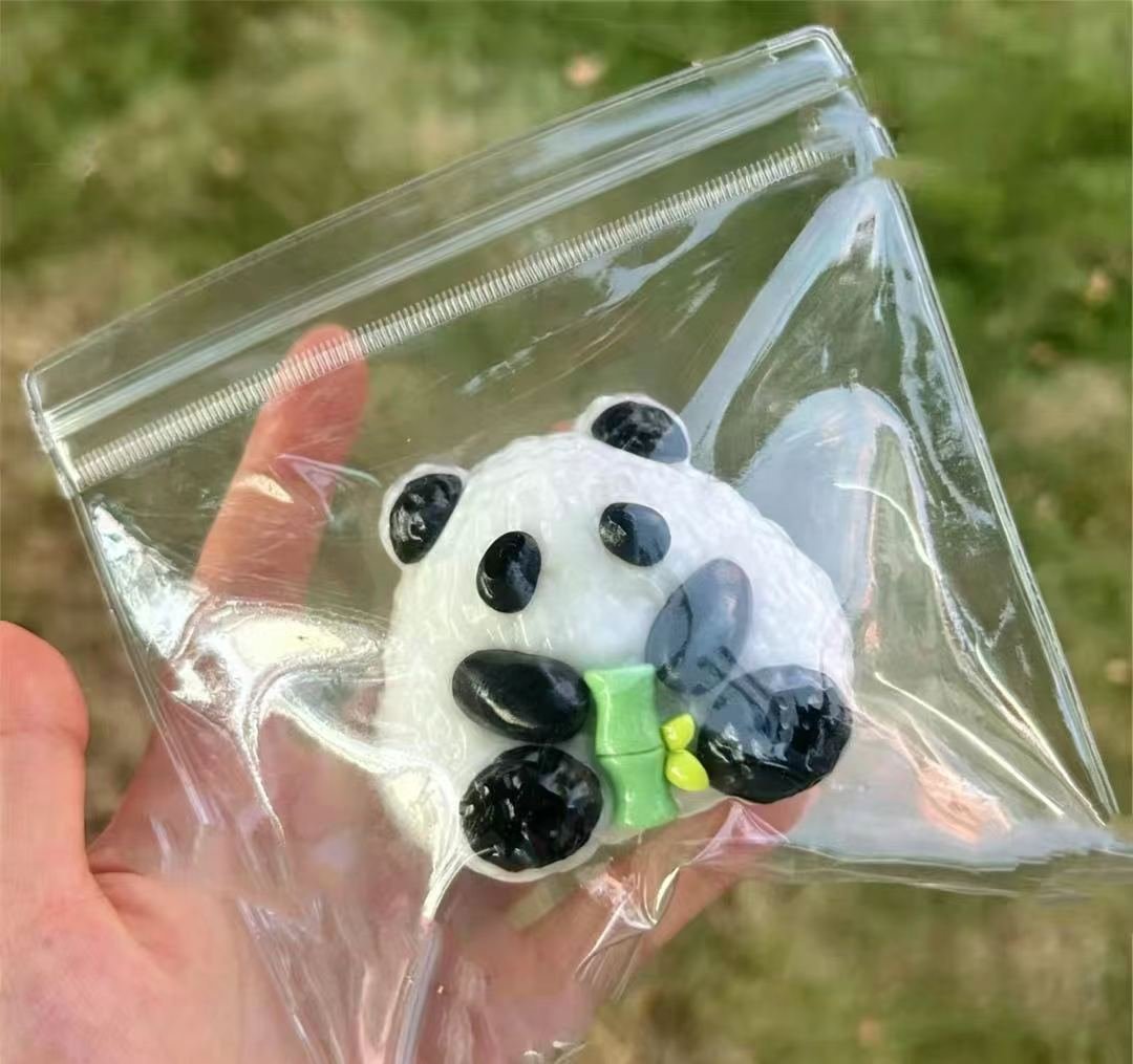 可爱竹笋熊猫捏捏乐柔软解压减压神器玩具 - 图片 3