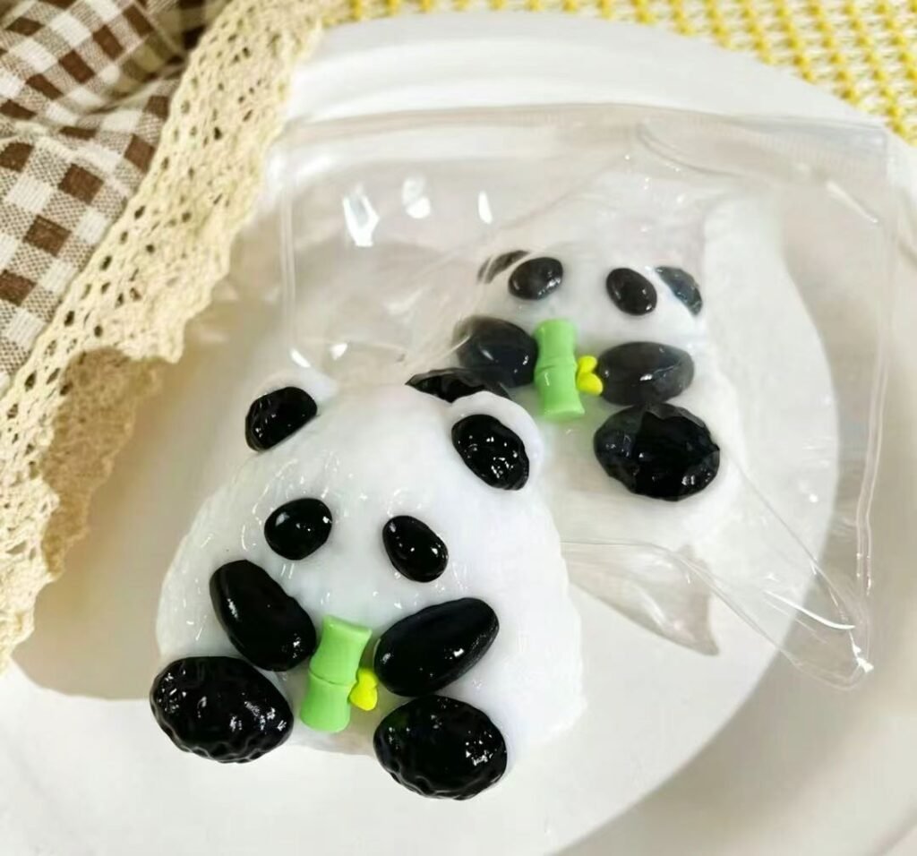 可爱竹笋熊猫捏捏乐柔软解压减压神器玩具