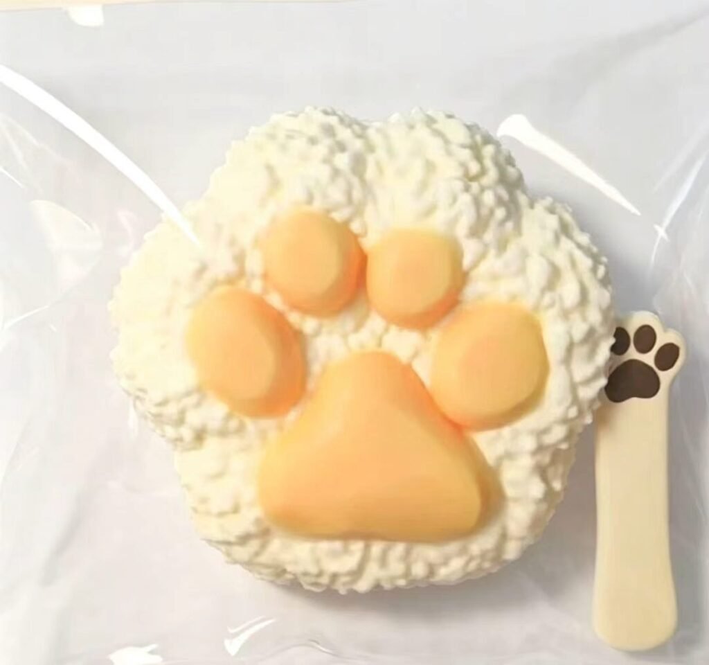 可爱饭团猫爪捏捏乐柔软解压减压神器玩具