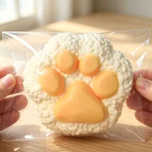 可爱饭团猫爪捏捏乐柔软解压减压神器玩具 - 图片 2
